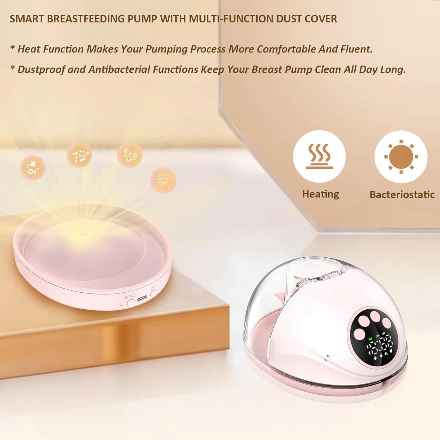 Handsfree Electric Breast Pump with UV Lid