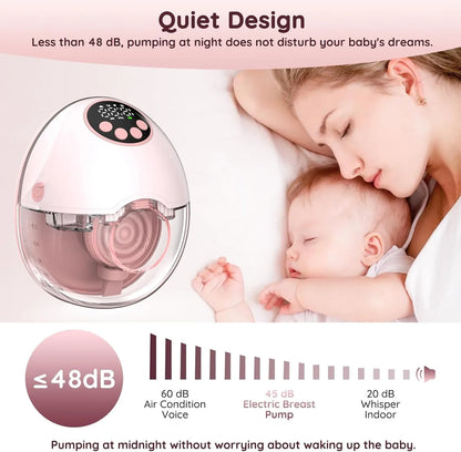 Handsfree Electric Breast Pump with UV Lid
